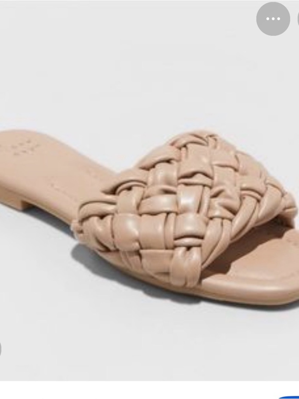 NEW A New Day Woven Slide Sandal in Tan Size 7